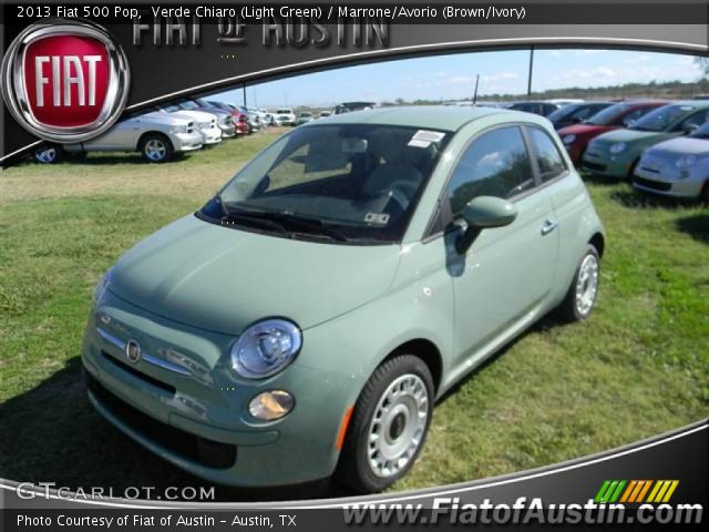 2013 Fiat 500 Pop in Verde Chiaro (Light Green)
