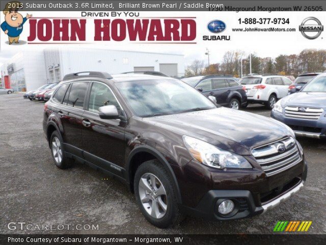 2013 Subaru Outback 3.6R Limited in Brilliant Brown Pearl