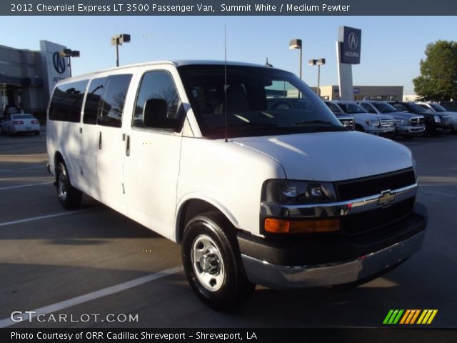 2012 Chevrolet Express LT 3500 Passenger Van in Summit White