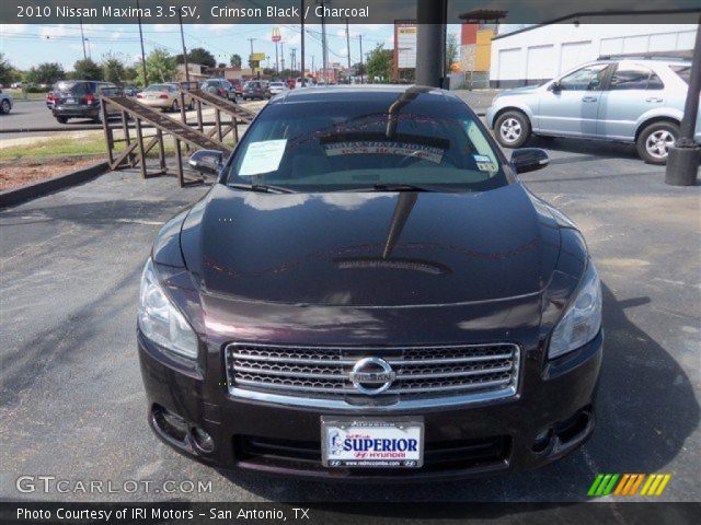 2010 Nissan Maxima 3.5 SV in Crimson Black