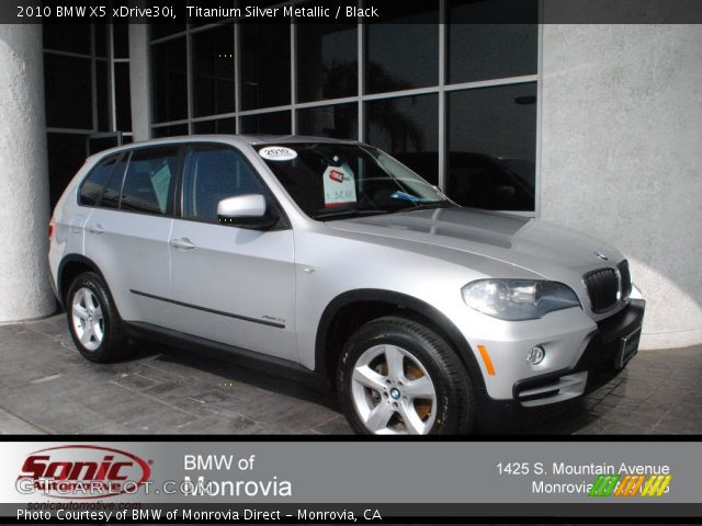 2010 BMW X5 xDrive30i in Titanium Silver Metallic