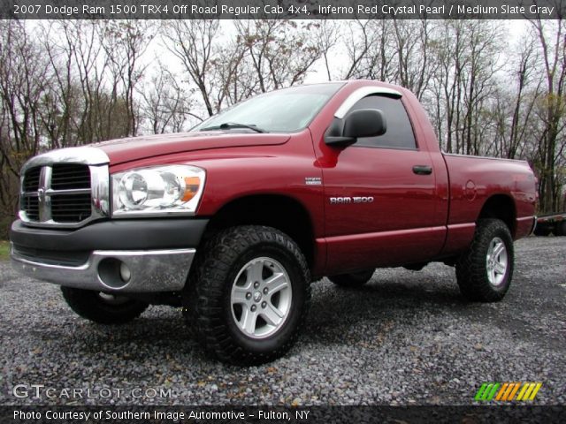 2007 Dodge Ram 1500 TRX4 Off Road Regular Cab 4x4 in Inferno Red Crystal Pearl