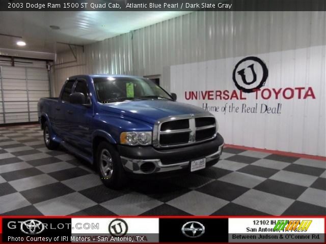 2003 Dodge Ram 1500 ST Quad Cab in Atlantic Blue Pearl