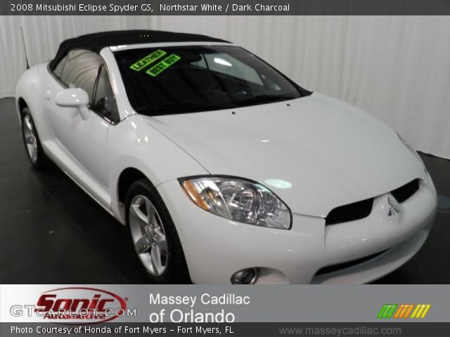 2008 Mitsubishi Eclipse Spyder GS in Northstar White