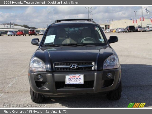 2008 Hyundai Tucson Limited in Obsidian Black