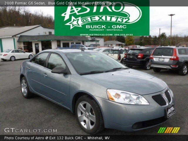 2008 Pontiac G6 Sedan in Blue Gold Crystal Metallic