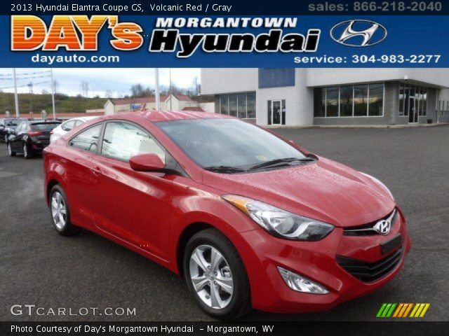 2013 Hyundai Elantra Coupe GS in Volcanic Red