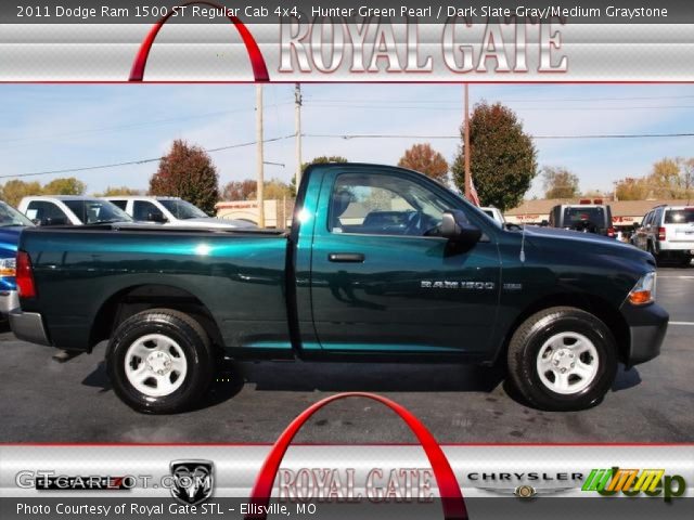 2011 Dodge Ram 1500 ST Regular Cab 4x4 in Hunter Green Pearl