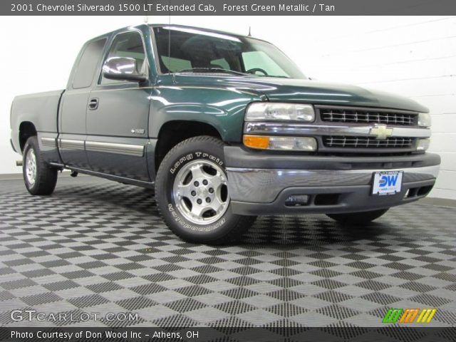 2001 Chevrolet Silverado 1500 LT Extended Cab in Forest Green Metallic