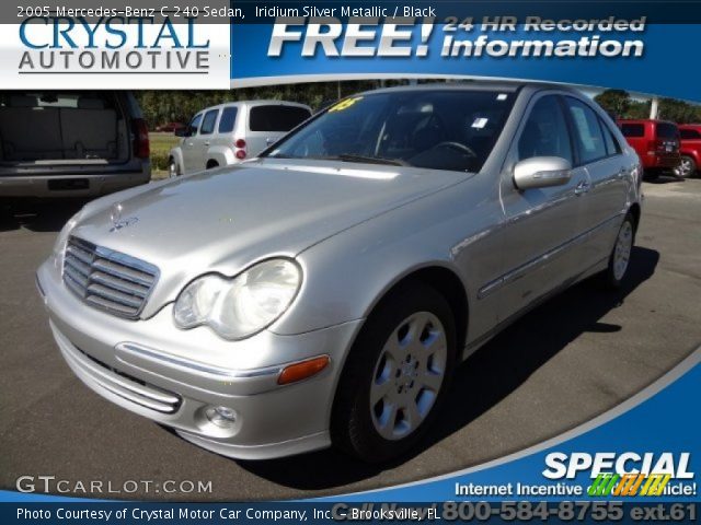 2005 Mercedes-Benz C 240 Sedan in Iridium Silver Metallic