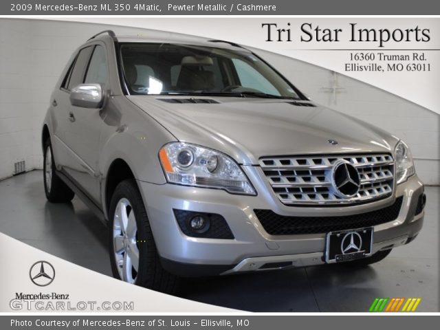 2009 Mercedes-Benz ML 350 4Matic in Pewter Metallic