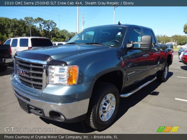 2010 GMC Sierra 2500HD SLT Crew Cab 4x4 in Stealth Gray Metallic