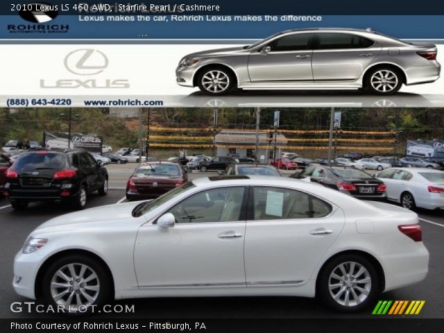2010 Lexus LS 460 AWD in Starfire Pearl