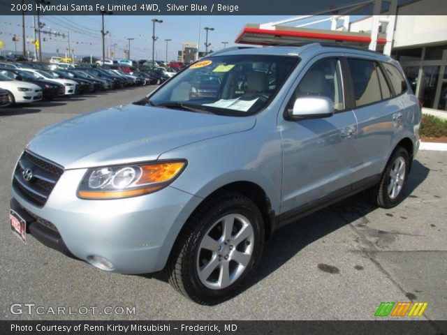 2008 Hyundai Santa Fe Limited 4WD in Silver Blue
