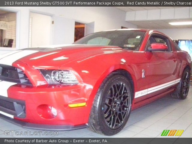 2013 Ford Mustang Shelby GT500 SVT Performance Package Coupe in Red Candy Metallic