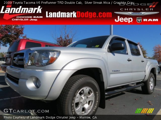 2009 Toyota Tacoma V6 PreRunner TRD Double Cab in Silver Streak Mica