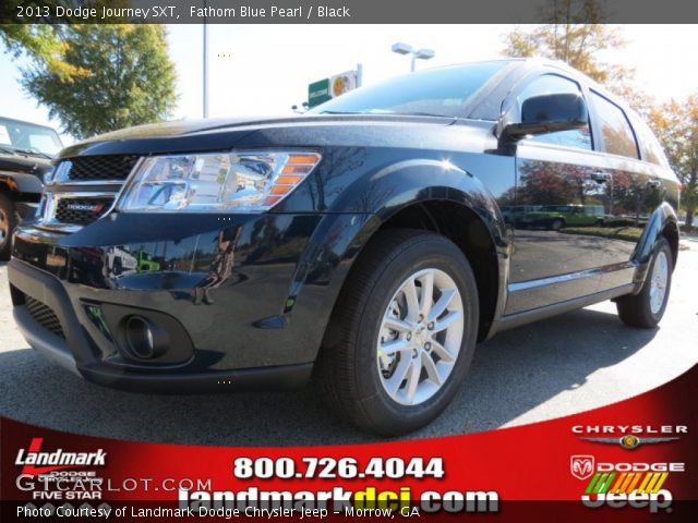 2013 Dodge Journey SXT in Fathom Blue Pearl