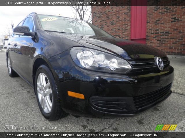 2010 Volkswagen Jetta TDI SportWagen in Black