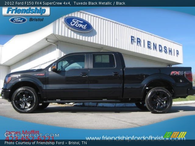 2012 Ford F150 FX4 SuperCrew 4x4 in Tuxedo Black Metallic
