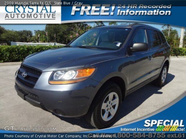 2009 Hyundai Santa Fe GLS in Slate Blue