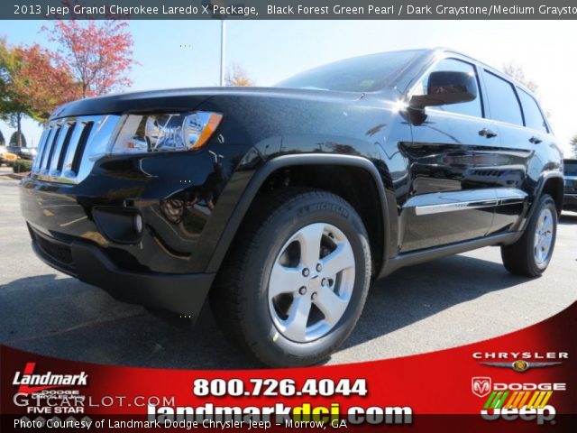 2013 Jeep Grand Cherokee Laredo X Package in Black Forest Green Pearl