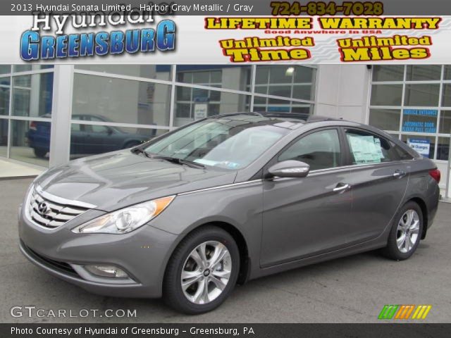 2013 Hyundai Sonata Limited in Harbor Gray Metallic