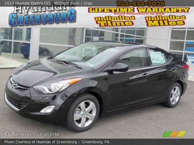 2013 Hyundai Elantra GLS in Midnight Black