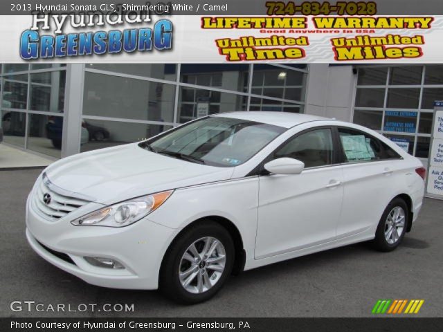 2013 Hyundai Sonata GLS in Shimmering White