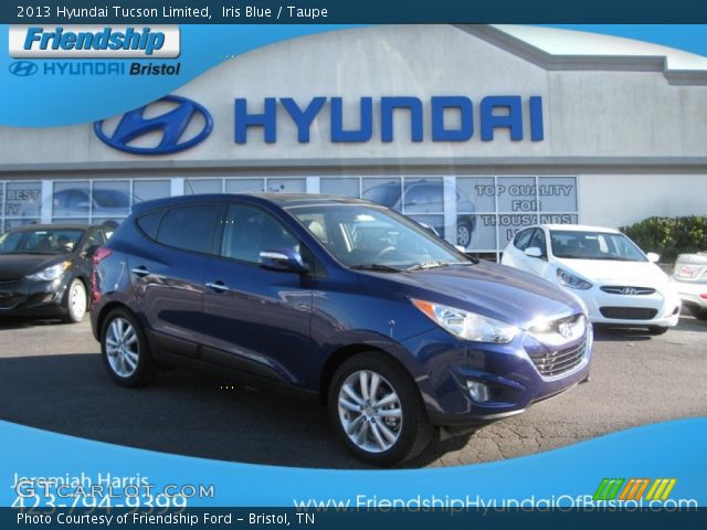 2013 Hyundai Tucson Limited in Iris Blue