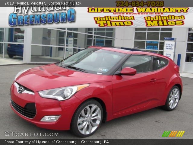 2013 Hyundai Veloster  in Boston Red