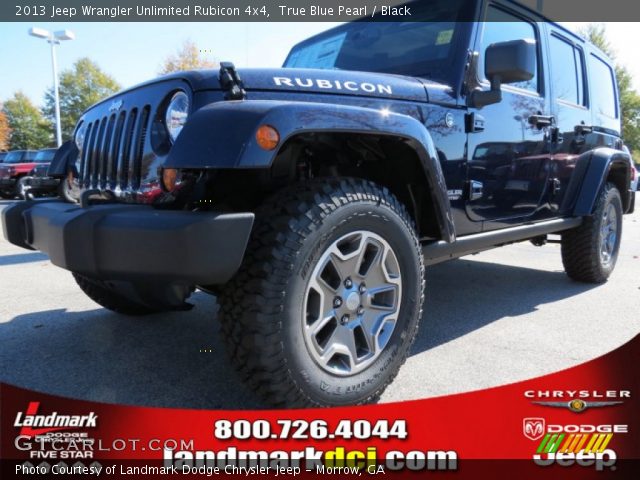 2013 Jeep Wrangler Unlimited Rubicon 4x4 in True Blue Pearl