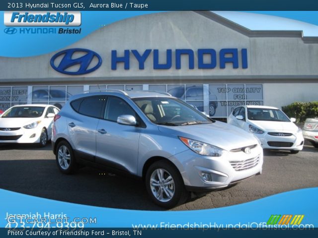 2013 Hyundai Tucson GLS in Aurora Blue