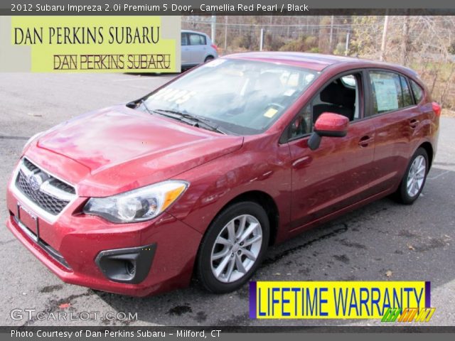 2012 Subaru Impreza 2.0i Premium 5 Door in Camellia Red Pearl