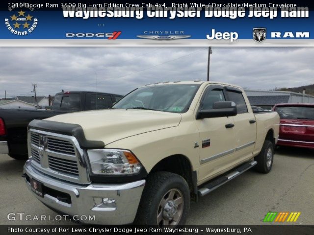 2010 Dodge Ram 3500 Big Horn Edition Crew Cab 4x4 in Bright White