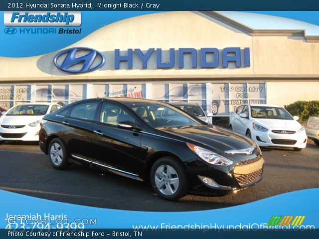 2012 Hyundai Sonata Hybrid in Midnight Black