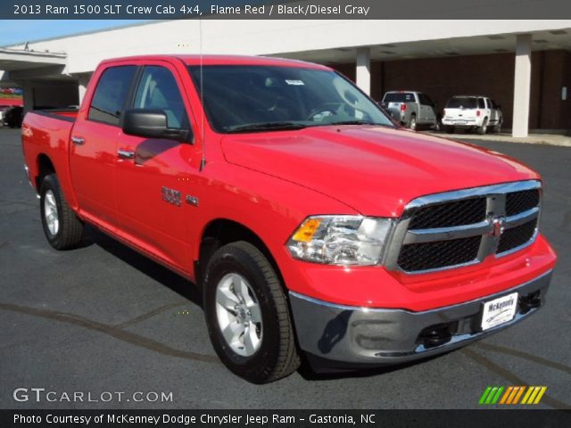 2013 Ram 1500 SLT Crew Cab 4x4 in Flame Red