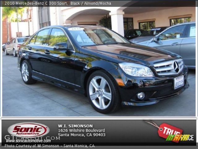 2010 Mercedes-Benz C 300 Sport in Black