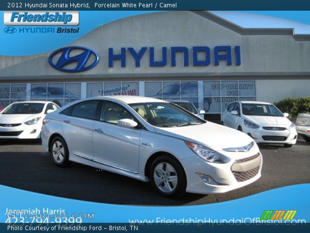 2012 Hyundai Sonata Hybrid in Porcelain White Pearl