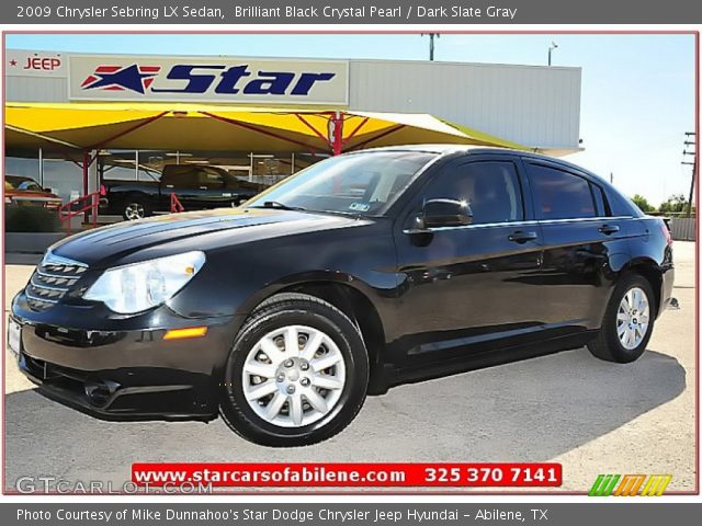 2009 Chrysler Sebring LX Sedan in Brilliant Black Crystal Pearl