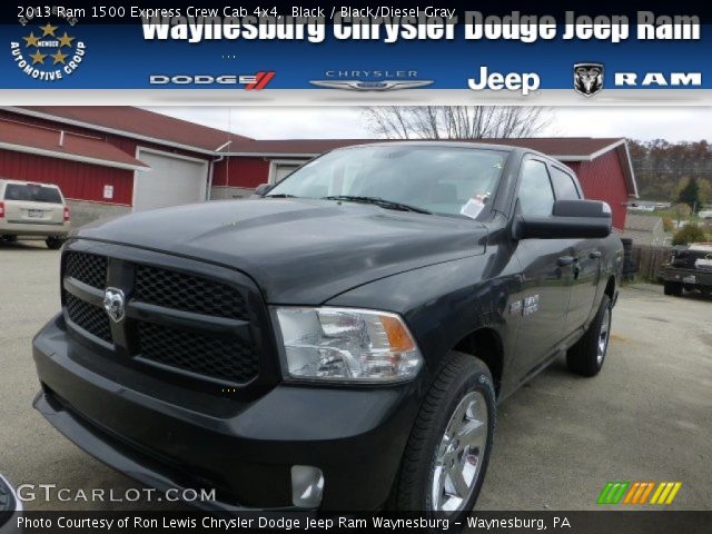 2013 Ram 1500 Express Crew Cab 4x4 in Black