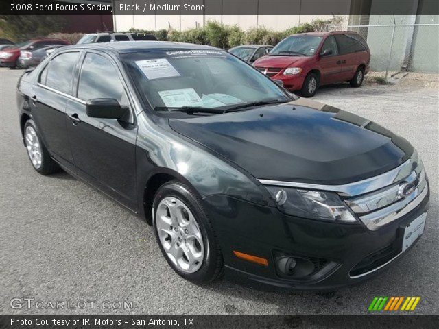 2008 Ford Focus S Sedan in Black