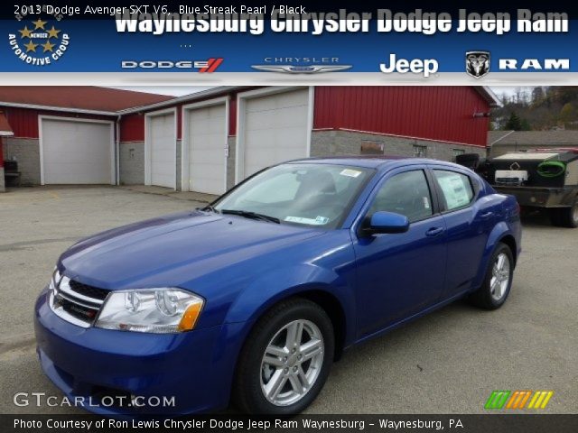 2013 Dodge Avenger SXT V6 in Blue Streak Pearl
