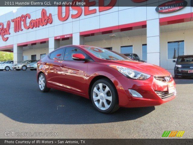 2011 Hyundai Elantra GLS in Red Allure