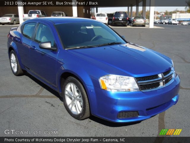2013 Dodge Avenger SE V6 in Blue Streak Pearl
