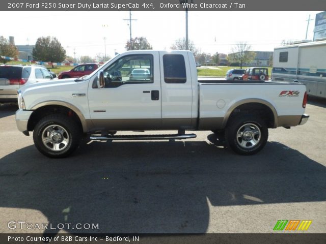 2007 Ford F250 Super Duty Lariat SuperCab 4x4 in Oxford White Clearcoat