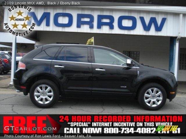 2009 Lincoln MKX AWD in Black