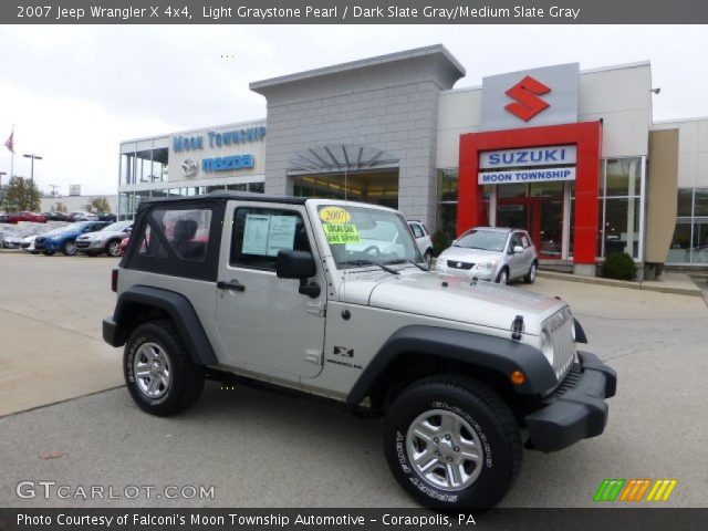 2007 Jeep Wrangler X 4x4 in Light Graystone Pearl