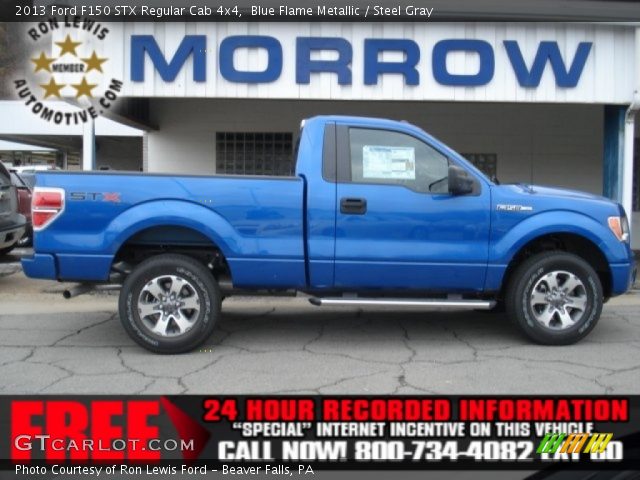 2013 Ford F150 STX Regular Cab 4x4 in Blue Flame Metallic