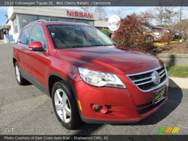 2010 Volkswagen Tiguan SE in Wild Cherry Metallic