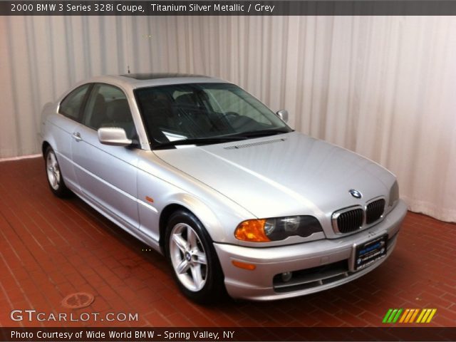 2000 BMW 3 Series 328i Coupe in Titanium Silver Metallic